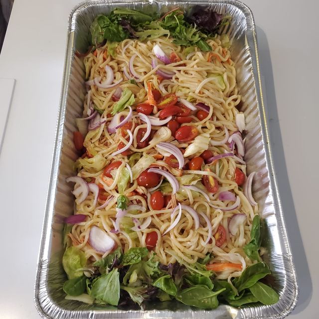 Udon Salad catering tray from Son of Egg