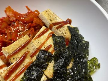 Fried Kimchi & Tofu at Son of Egg