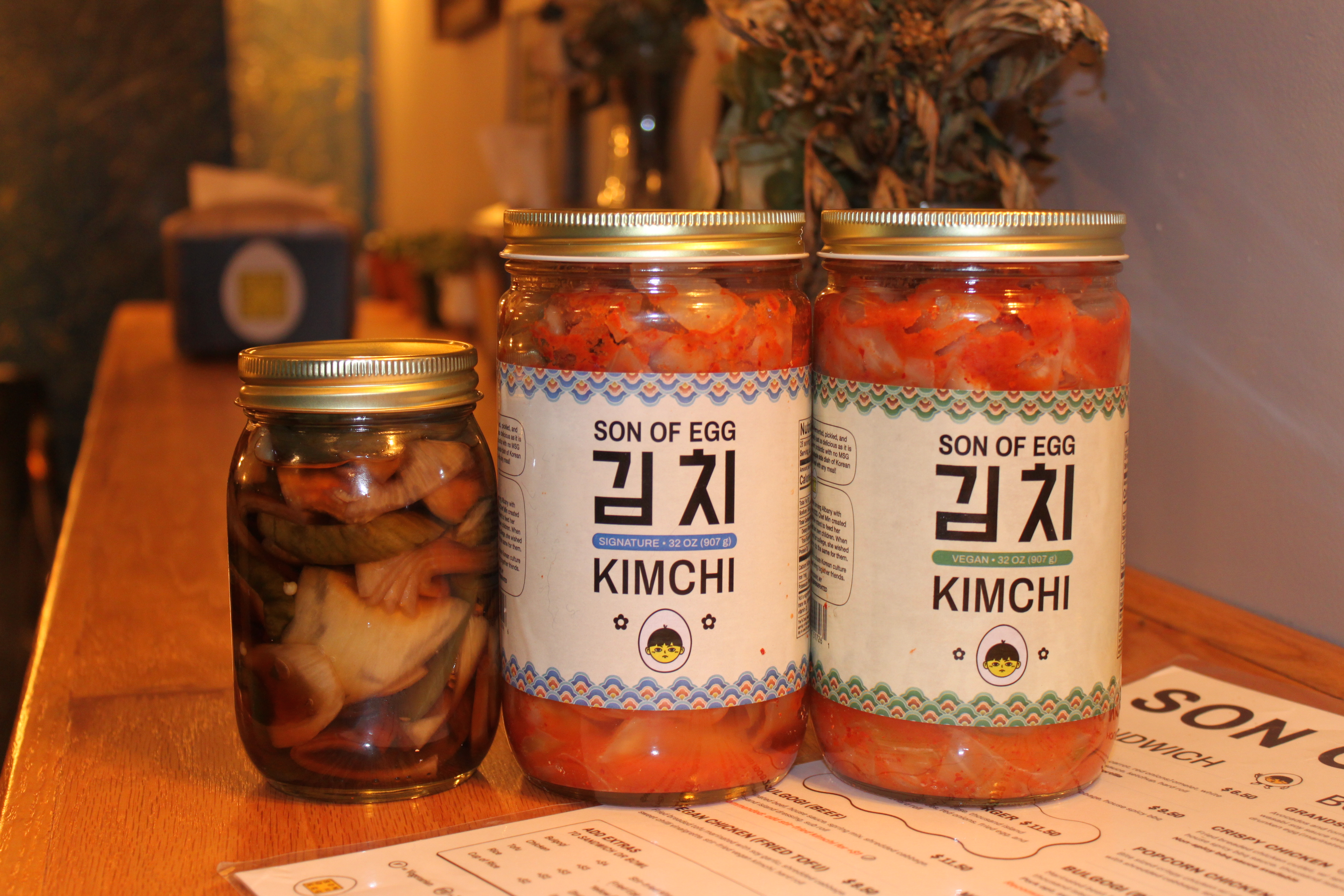 Son of Egg kimchi jars